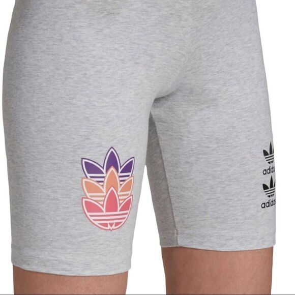 Adidas Logo Shorts in Gray - Picture 2 of 7